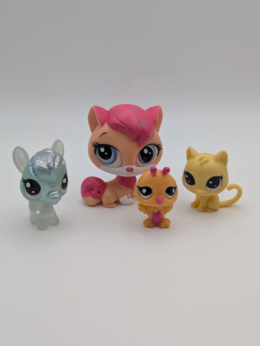 Littlest Pet Shop Figure Lot -  Sugar Sprinkles, Satellite Horsegleam, Fairy Pet